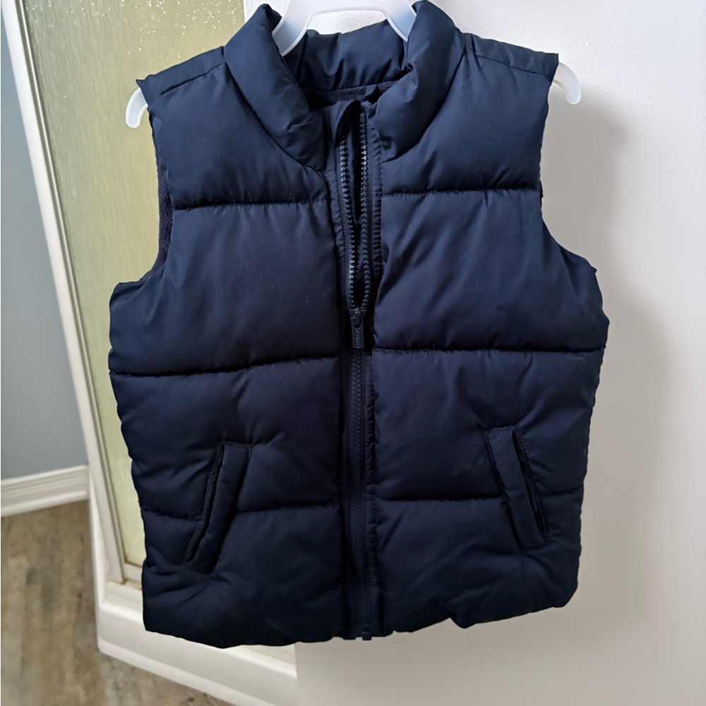 Old Navy Navy Blue Puffer Vest for Kids